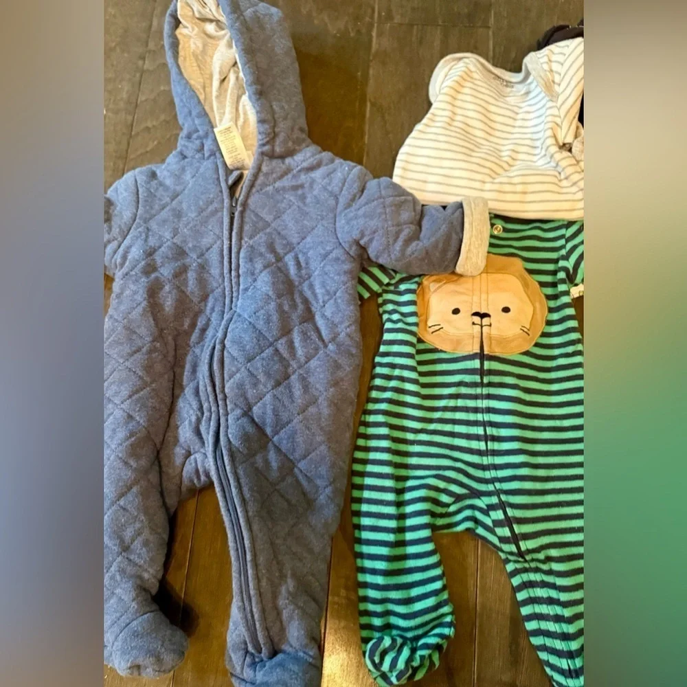 Baby Boy 3-6M Clothing Lot & Halloween Pumpkin Costume - Picture 6 of 10